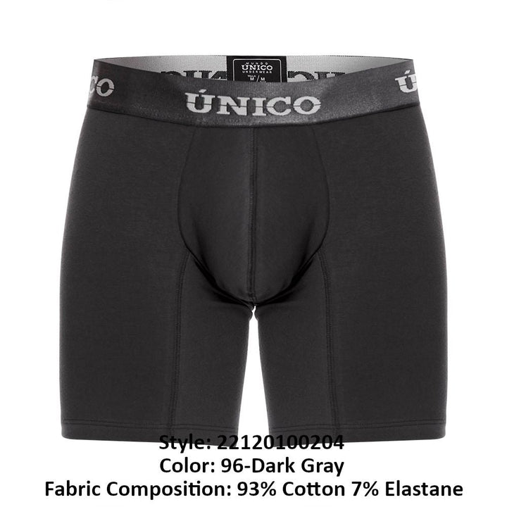 Mundo Unico Asfalto A22 Men's Boxer Briefs in Dark Gray – men's boxer briefs Handmade in Colombia