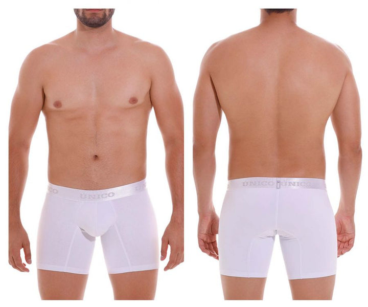 Mundo Unico Cristalino M22 Men's Boxer Briefs in White – men's boxer briefs Handmade in Colombia