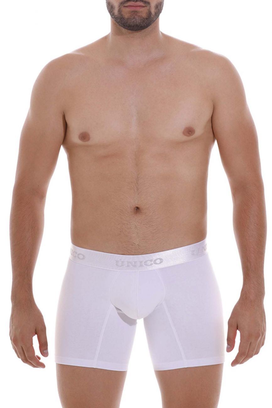 Mundo Unico Cristalino M22 Men's Boxer Briefs in White – men's boxer briefs Handmade in Colombia