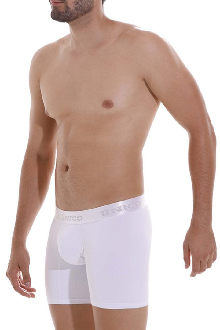Mundo Unico Cristalino M22 Men's Boxer Briefs in White – men's boxer briefs Handmade in Colombia