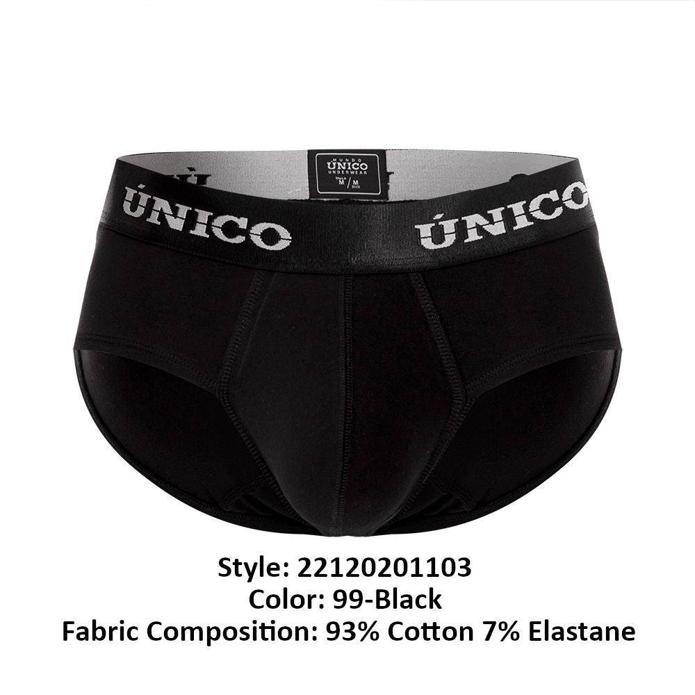 Mundo Unico Intenso A22 Men's Brief in Black – men's briefs Handmade in Colombia