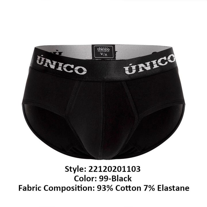 Mundo Unico Intenso A22 Men's Brief in Black – men's briefs Handmade in Colombia