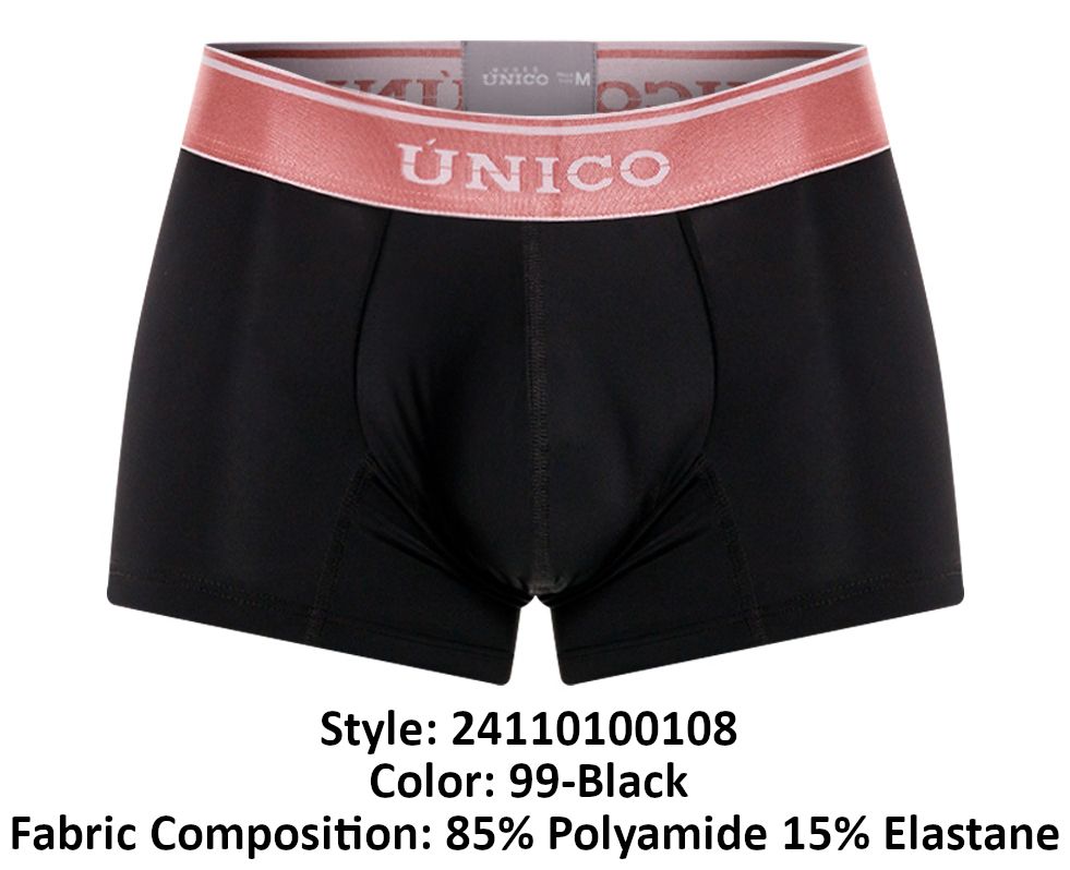 Mundo Unico Oro Rosa Men's Boxer Briefs in Black – men's boxer briefs Handmade in Colombia