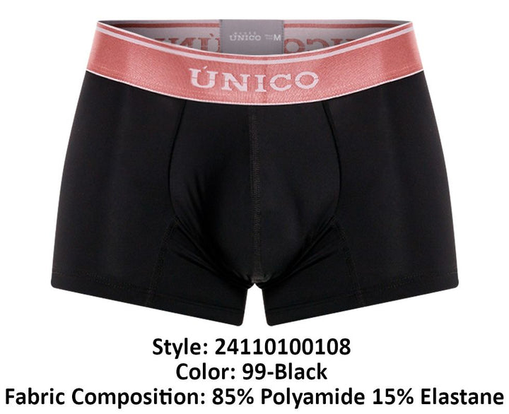 Mundo Unico Oro Rosa Men's Boxer Briefs in Black – men's boxer briefs Handmade in Colombia