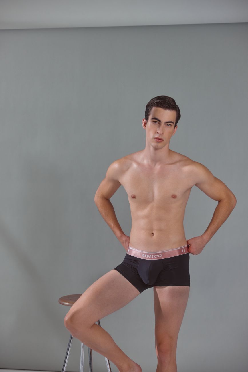 Mundo Unico Oro Rosa Men's Boxer Briefs in Black – men's boxer briefs Handmade in Colombia