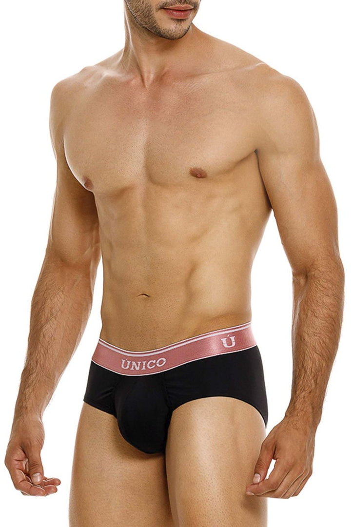 Mundo Unico Oro Rosa Men's Brief in Black – men's briefs Handmade in Colombia