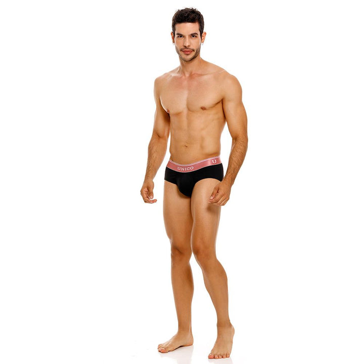 Mundo Unico Oro Rosa Men's Brief in Black – men's briefs Handmade in Colombia