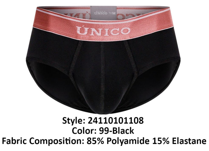 Mundo Unico Oro Rosa Men's Brief in Black – men's briefs Handmade in Colombia