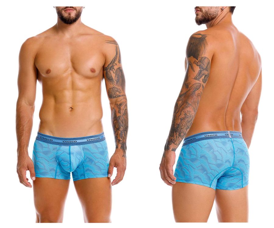 Mundo Unico Estraza Men's Boxer Briefs in Blue – men's boxer briefs Handmade in Colombia