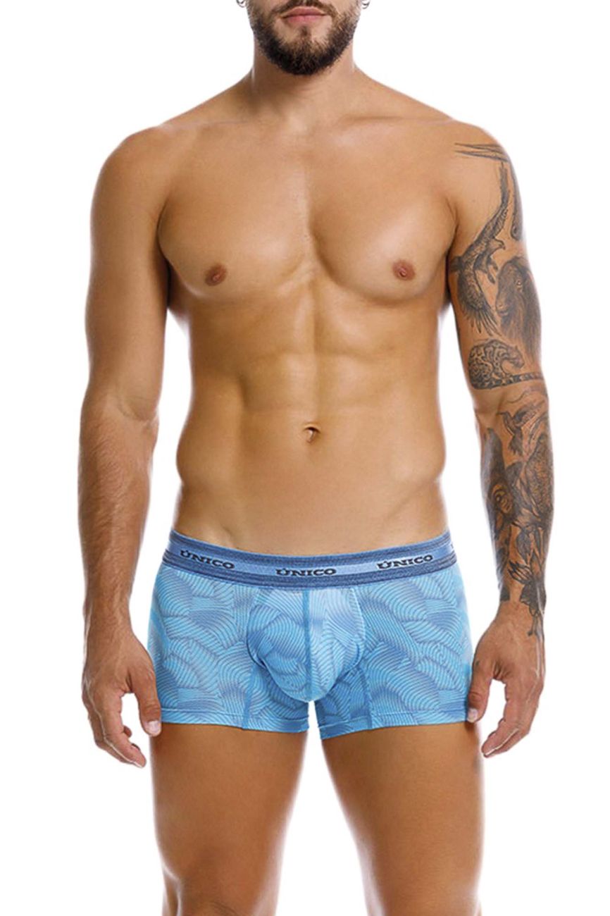 Mundo Unico Estraza Men's Boxer Briefs in Blue – men's boxer briefs Handmade in Colombia