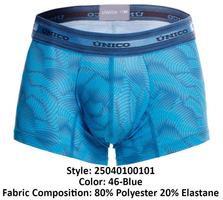 Mundo Unico Estraza Men's Boxer Briefs in Blue – men's boxer briefs Handmade in Colombia