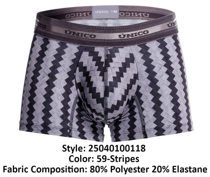 Mundo Unico Tricotosa Men's Boxer Briefs in Stripes Print – men's boxer briefs Handmade in Colombia
