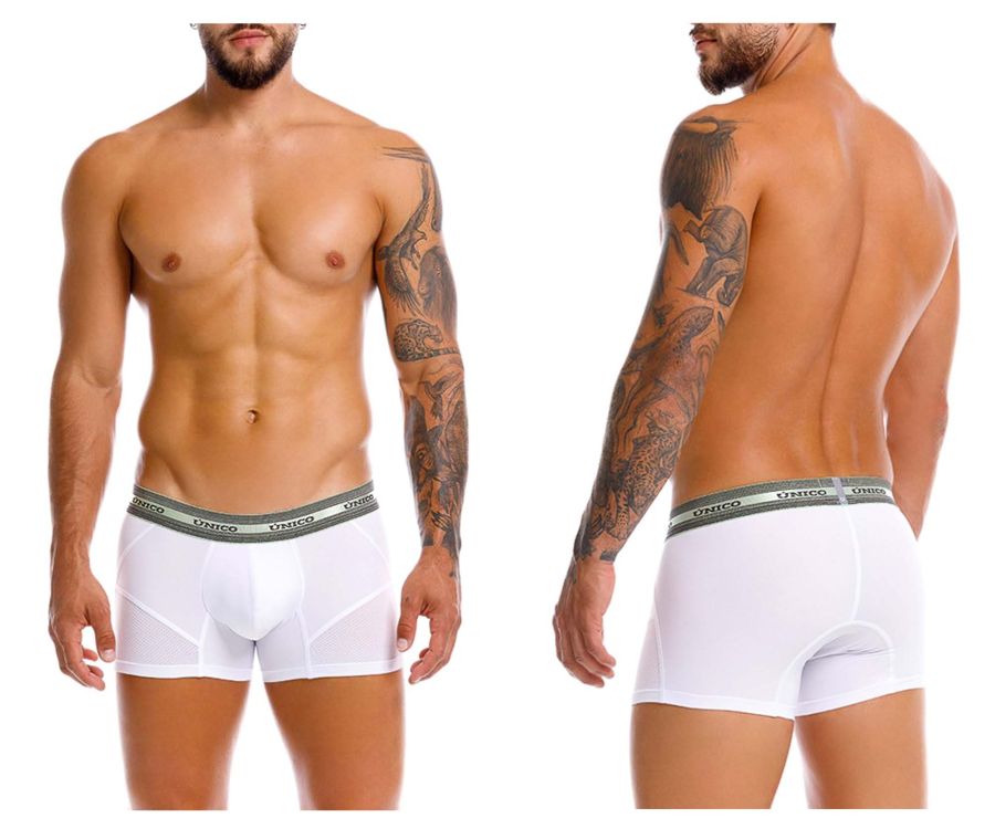 Mundo Unico Sensacion Men's Boxer Briefs in White – men's boxer briefs Handmade in Colombia
