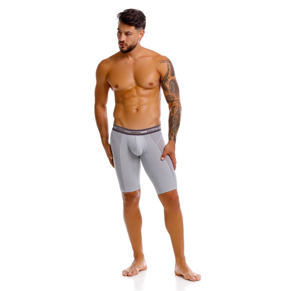Mundo Unico Albaricoque Men's Boxer Briefs in Gray – men's boxer briefs Handmade in Colombia