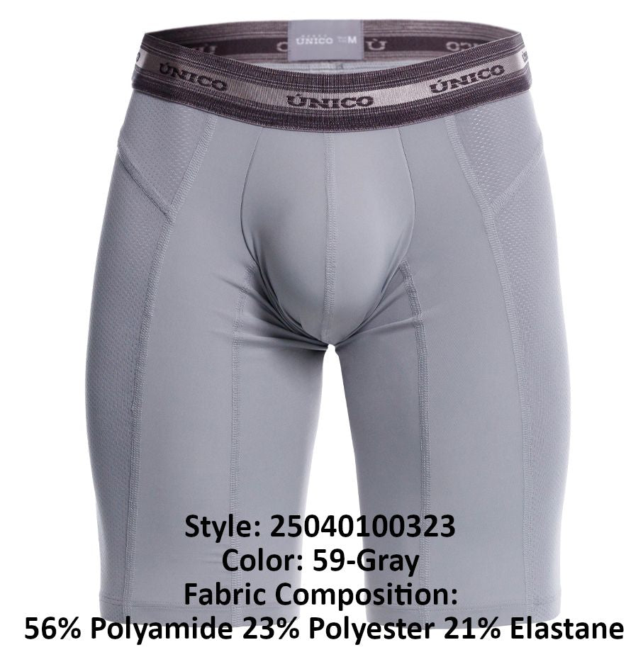 Mundo Unico Albaricoque Men's Boxer Briefs in Gray – men's boxer briefs Handmade in Colombia
