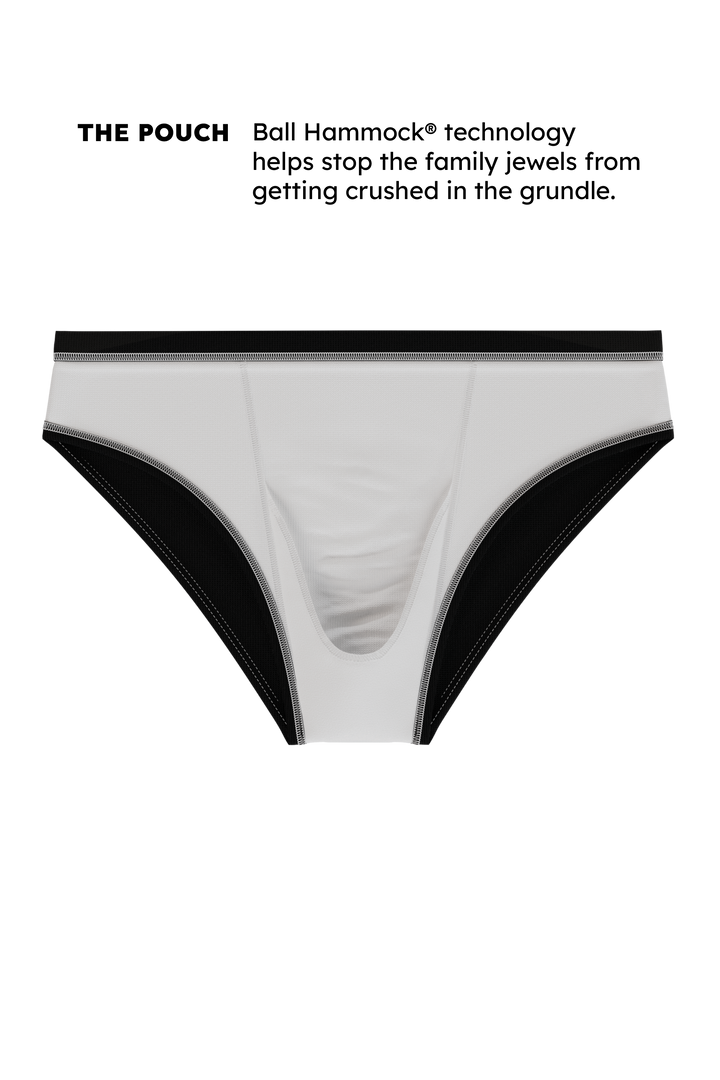 Shinesty The Butlers tuxedo Ball Hammock pouch swim briefs – men's tuxedo print swim brief