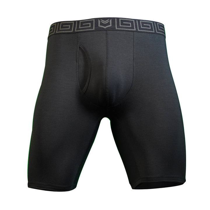 SHEATH V Bamboo Men's Dual Pouch Boxer Brief 8 inch 5-Pack – men's long inseam bamboo dual pouch boxer brief