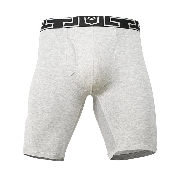 SHEATH V Bamboo Men's Dual Pouch Boxer Brief 8 inch 5-Pack – men's long inseam bamboo dual pouch boxer brief