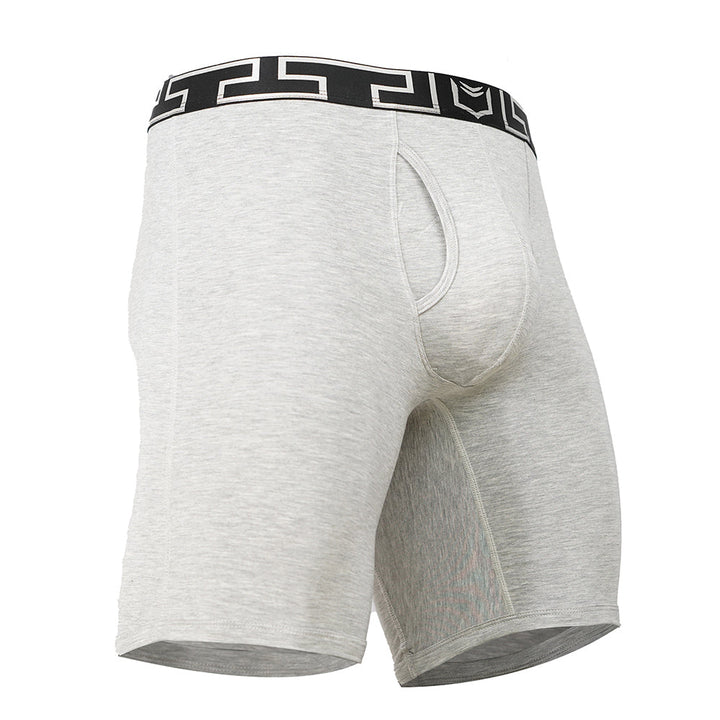 SHEATH V Bamboo Men's Dual Pouch Boxer Brief 8 inch 5-Pack – men's long inseam bamboo dual pouch boxer brief
