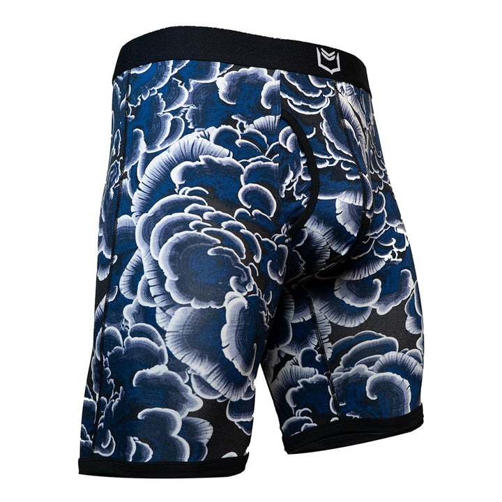 SHEATH V Bamboo Trametes 8" Sports Performance Boxer Brief - Dual Pouch Comfort