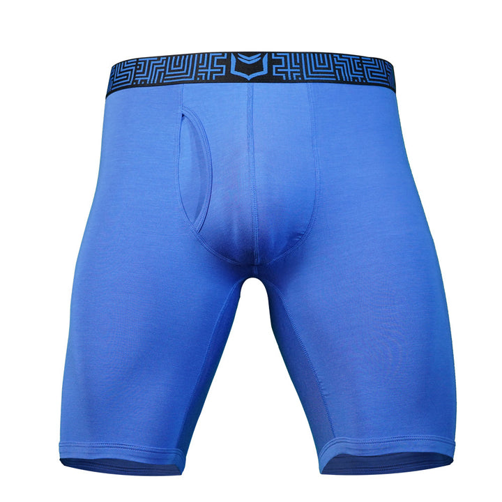 SHEATH V Modal Men's Dual Pouch Boxer Brief 8 inch 5-Pack – men's long inseam modal dual pouch boxer brief