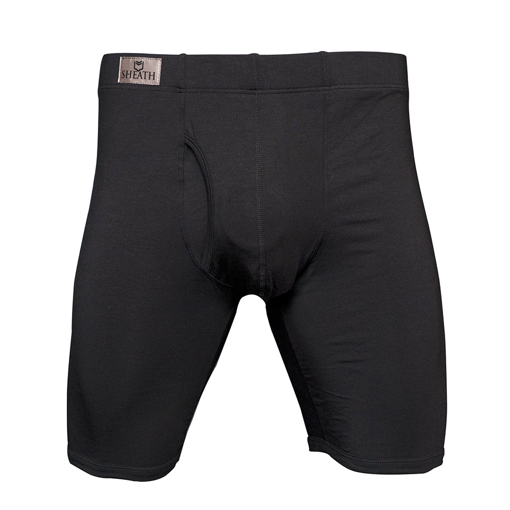 SHEATH V Modal Dual Pouch Boxer Brief 8 inch – men's long inseam modal dual pouch boxer brief