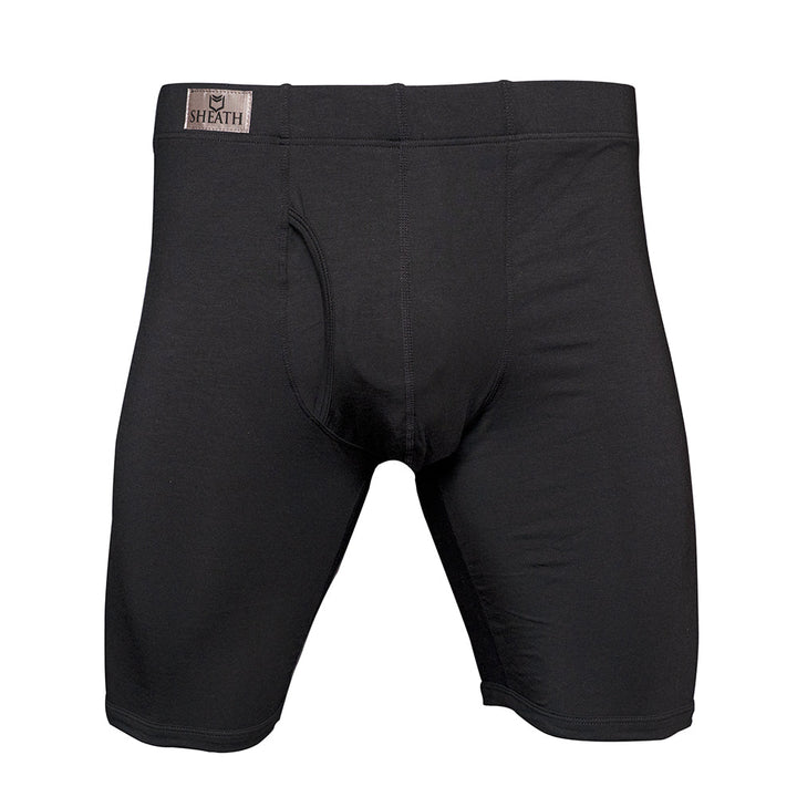 SHEATH V Modal Dual Pouch Boxer Brief 8 inch – men's long inseam modal dual pouch boxer brief