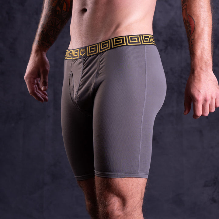 SHEATH V AirFlow 8" Boxer Brief | Ultra-Breathable Polyamide Mesh Performance Underwear