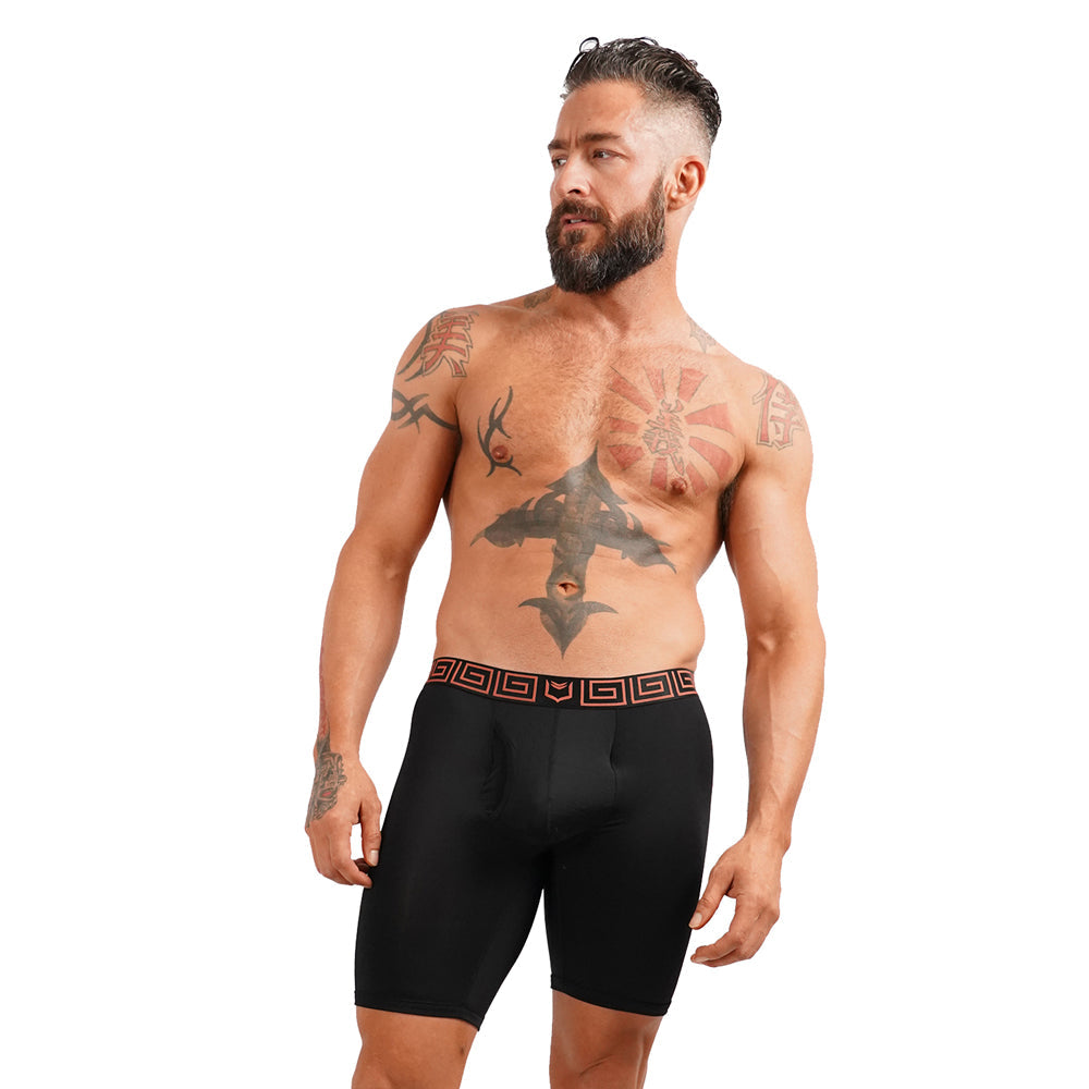 SHEATH V AirFlow 8" Boxer Brief | Ultra-Breathable Polyamide Mesh Performance Underwear