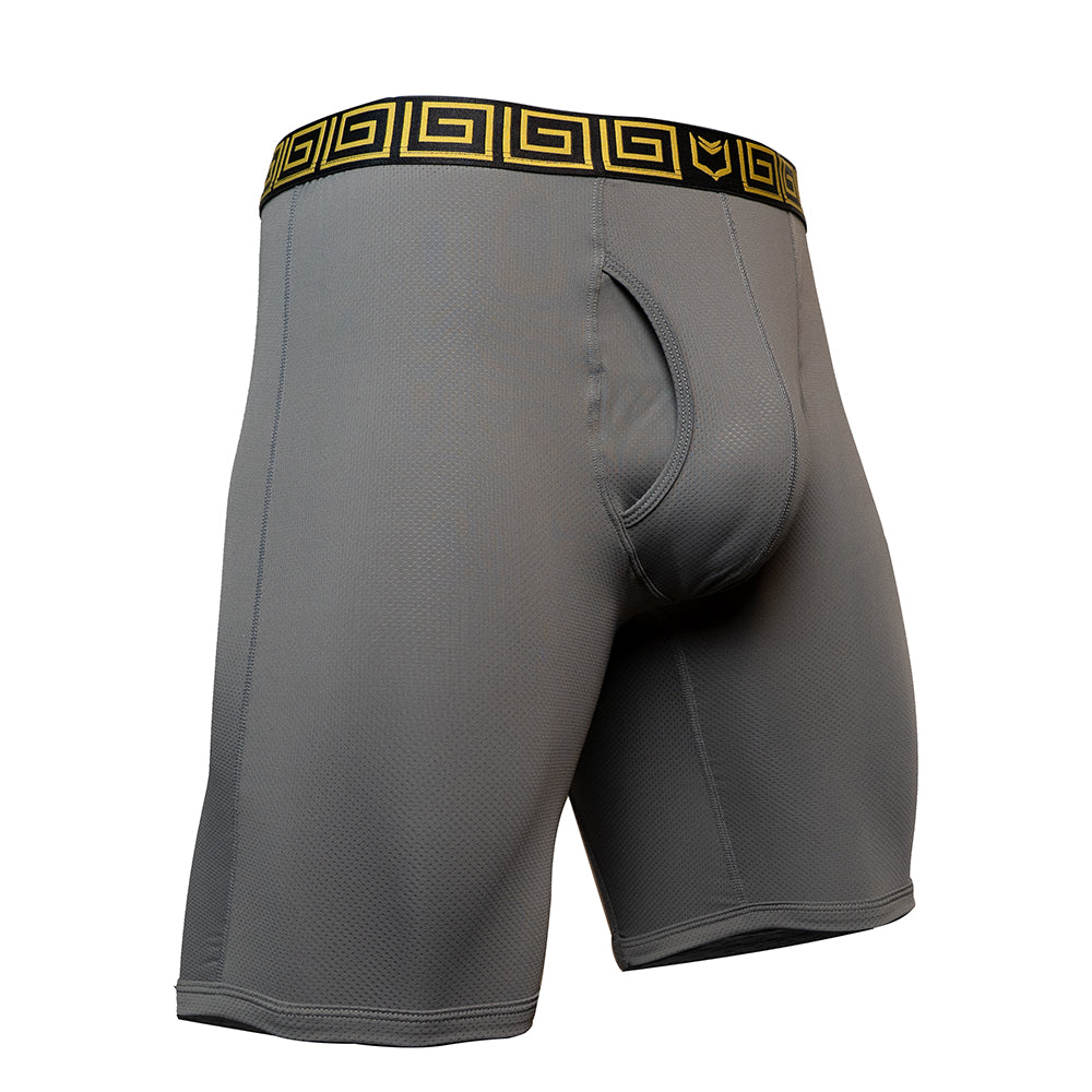 SHEATH V AirFlow 8" Boxer Brief | Ultra-Breathable Polyamide Mesh Performance Underwear