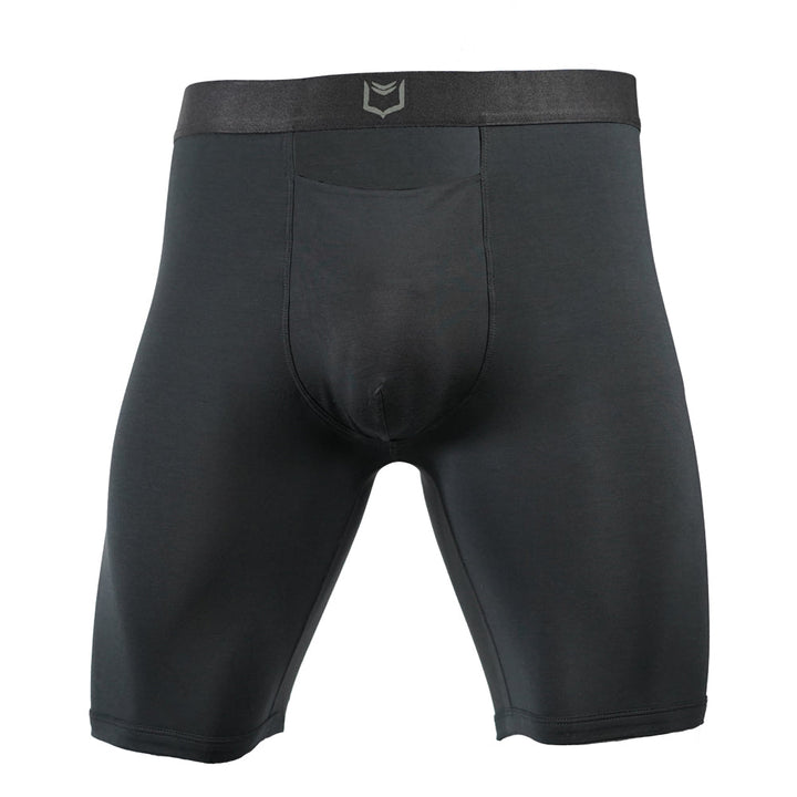 SHEATH V Modal Single Pouch Horizontal Fly Boxer Brief 8 inch 3-Pack – long inseam modal boxer brief fly