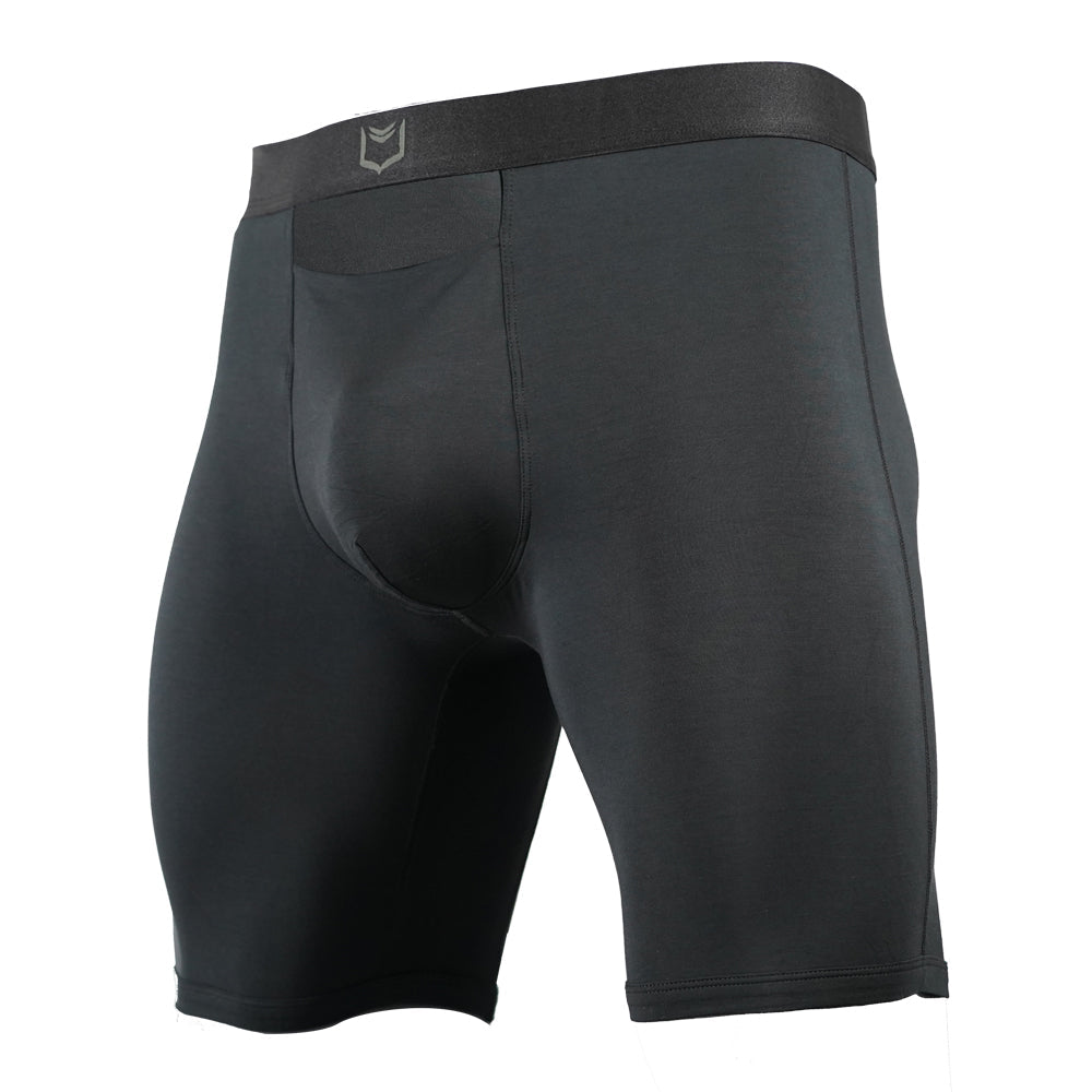 SHEATH V Modal Single Pouch Horizontal Fly Boxer Brief 8 inch 3-Pack – long inseam modal boxer brief fly