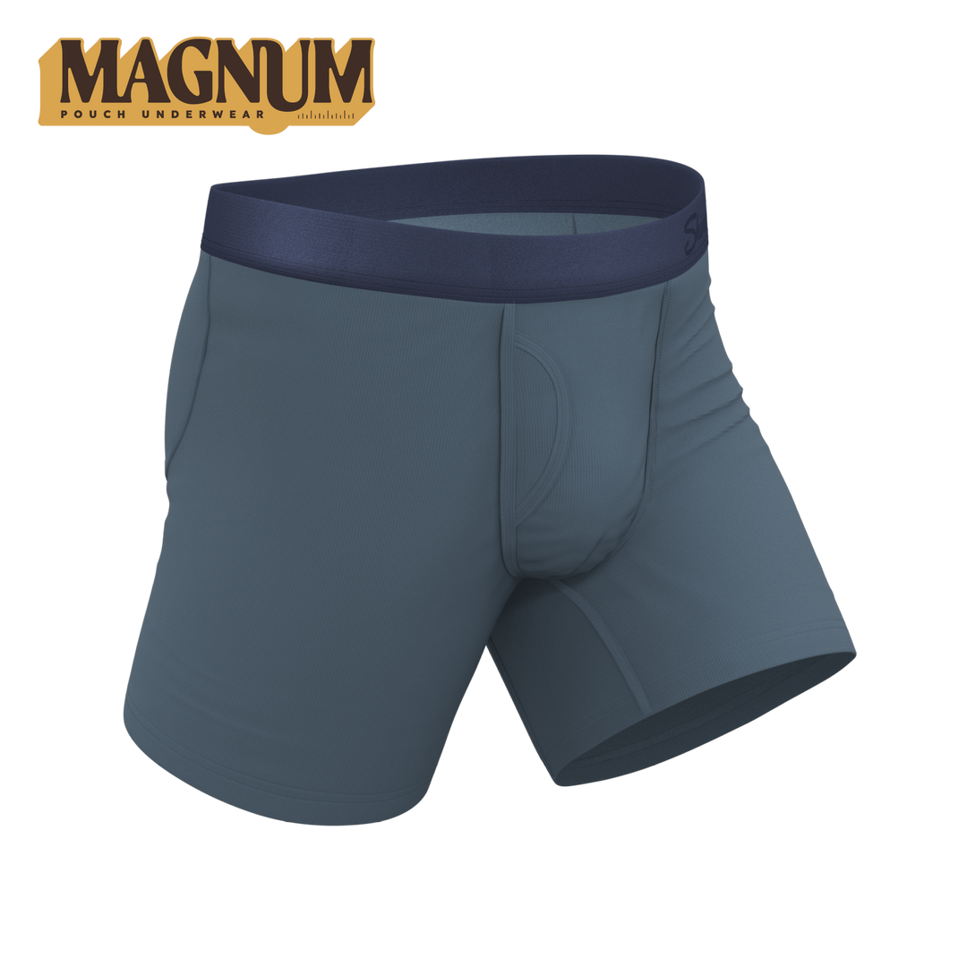 The Wake In The Lake | Tonal Teal Ball Hammock® Magnum Big Pouch Underwear