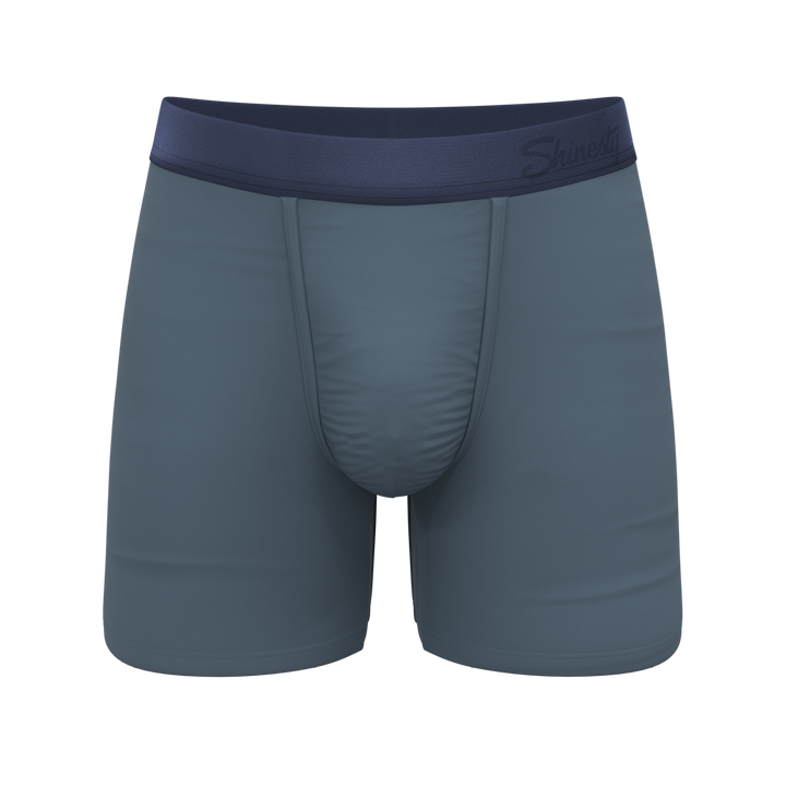 Shinesty Wake In The Lake Tonal Teal Ball Hammock® Pouch Underwear