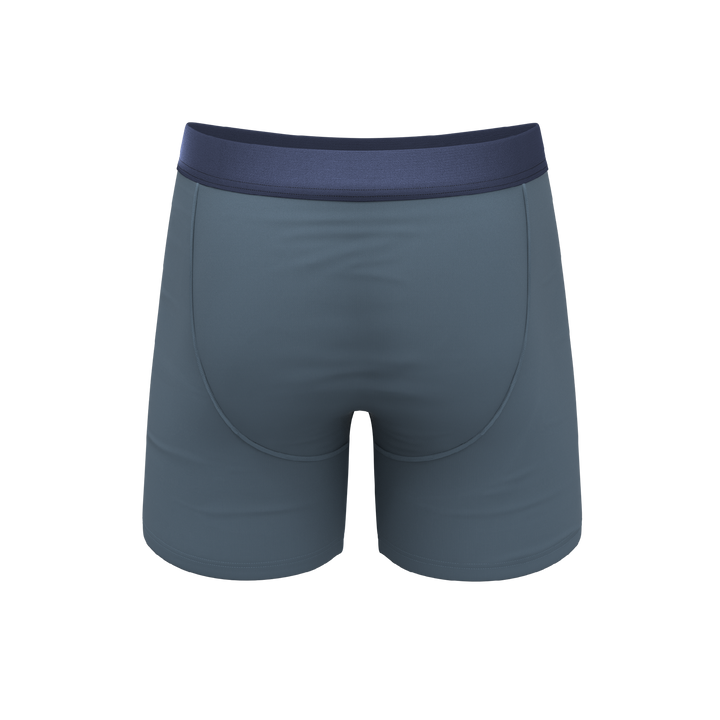 Shinesty Wake In The Lake Tonal Teal Ball Hammock® Pouch Underwear