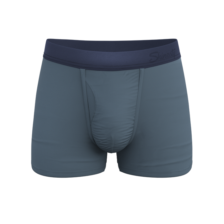 Shinesty "Wake In The Lake" Tonal Teal Ball Hammock® Pouch Trunks Underwear