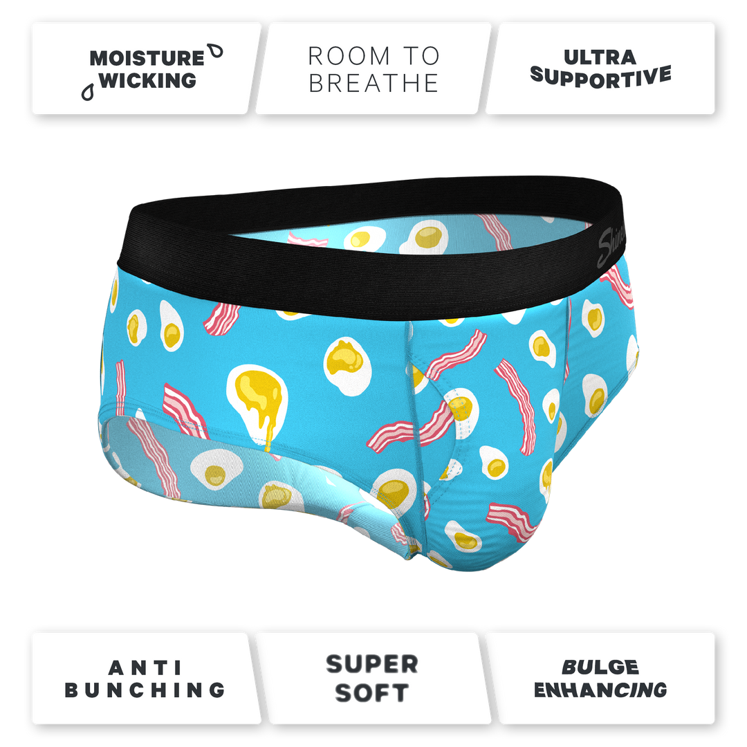Shinesty "Eggs and Bacon" Ball Hammock® Pouch Briefs