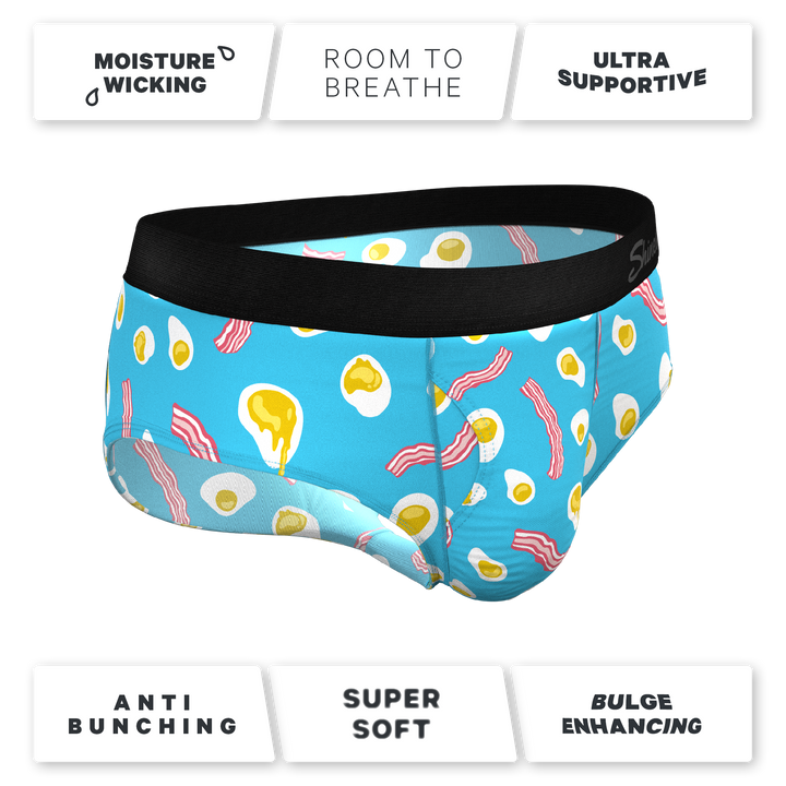 Shinesty "Eggs and Bacon" Ball Hammock® Pouch Briefs
