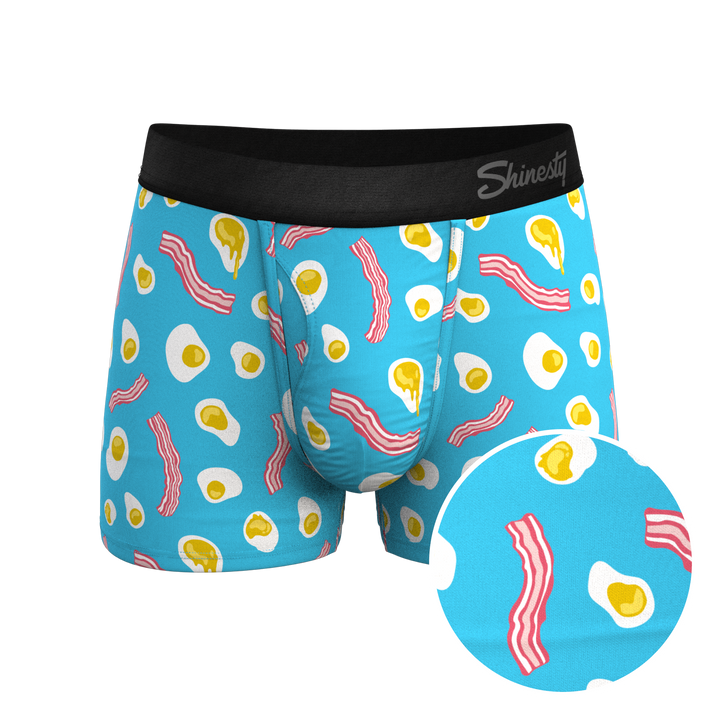 Shinesty "The Wakey Wakey" Eggs and Bacon Ball Hammock® Pouch Trunks Underwear