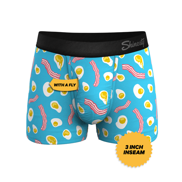 Shinesty "The Wakey Wakey" Eggs and Bacon Ball Hammock® Pouch Trunks Underwear