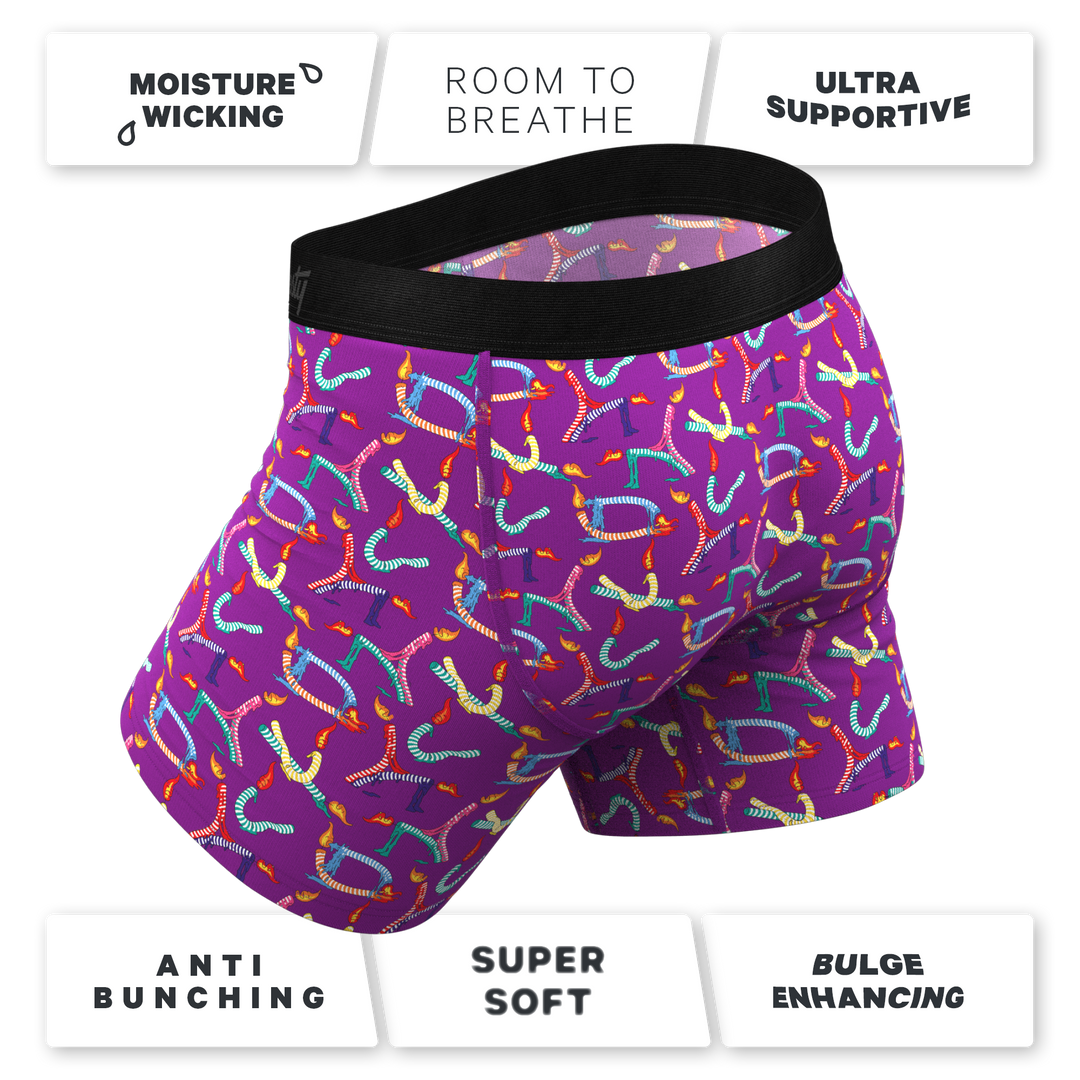 Shinesty "The Wax Play" Birthday Candles Ball Hammock® Pouch Boxer Briefs with Fly