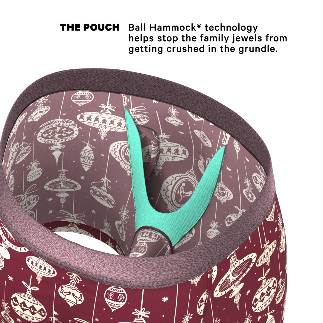 Shinesty "The Well Hung" Naughty Ornament Ball Hammock® Pouch Underwear With Fly