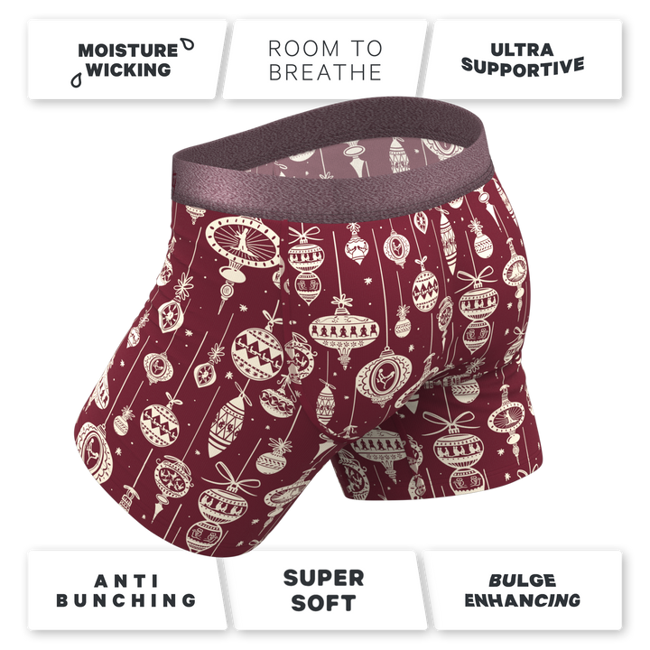 Shinesty "The Well Hung" Naughty Ornament Ball Hammock® Pouch Underwear With Fly