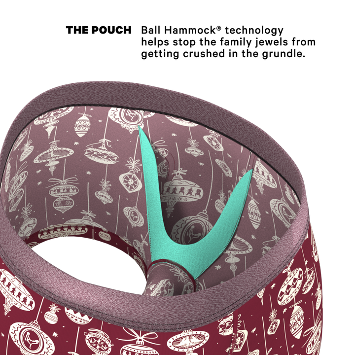 Shinesty "The Well Hung" Naughty Ornament Ball Hammock® Pouch Trunks Underwear