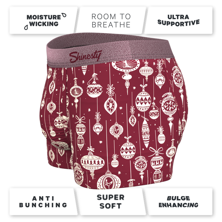 Shinesty "The Well Hung" Naughty Ornament Ball Hammock® Pouch Trunks Underwear