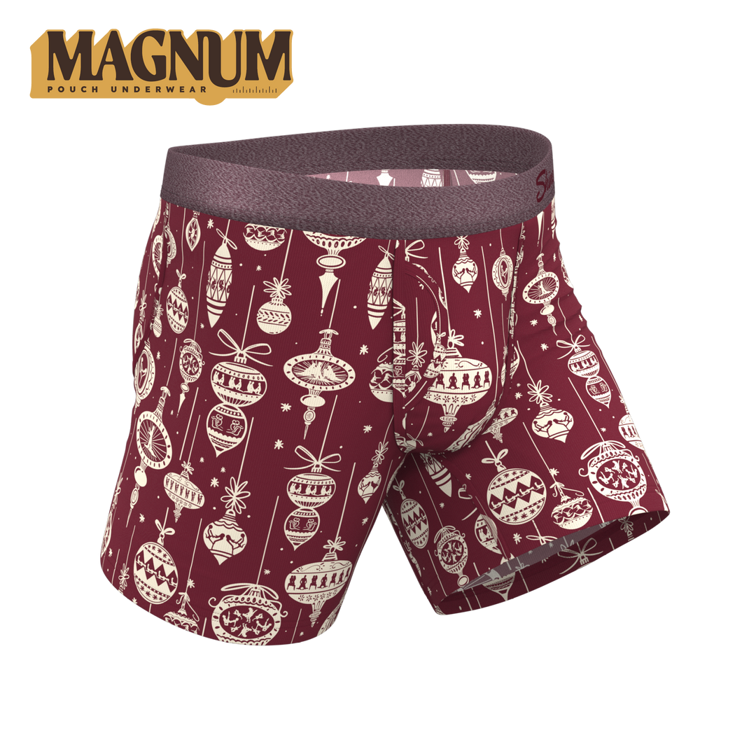 Shinesty "The Well Hung" Naughty Ornament Ball Hammock® Magnum Pouch Boxer Briefs