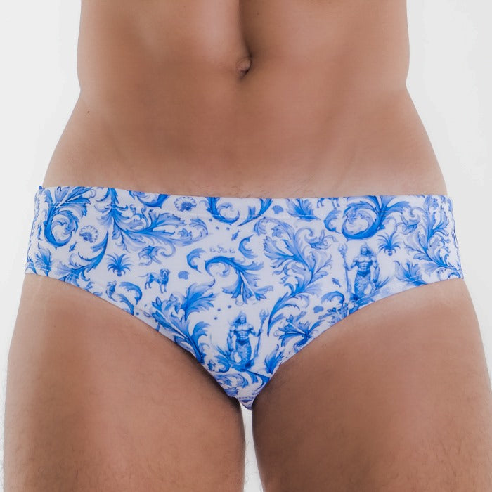 CA-RIO-CA Men's Rei Netuno Brief Sunga Designer Swimwear Briefs in 