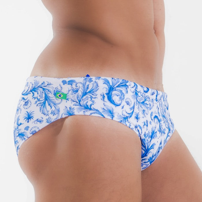 CA-RIO-CA Men's Rei Netuno Brief Sunga Designer Swimwear Briefs in 