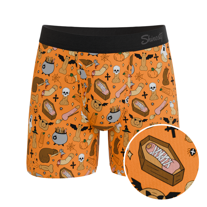 Wicked Willy Graphic Trick or Treat Ball Hammock® Pouch Underwear with Fly