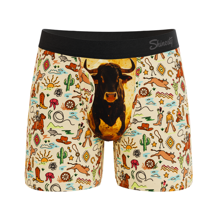 Shinesty Wild Bandit Bull Ball Hammock® Magnum Big Pouch Underwear